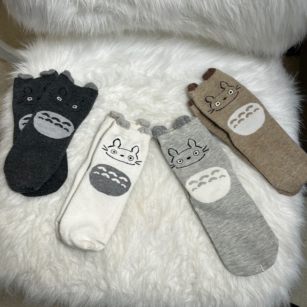 Cuties rabbit socks 1 in each color 4 pairs